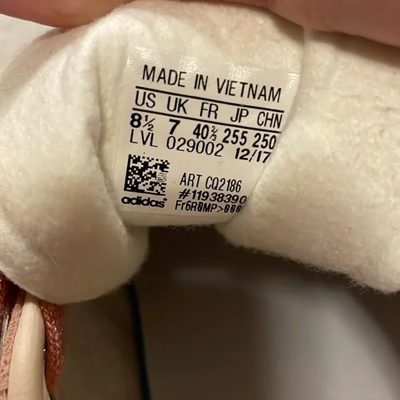 NWOT Adidas Women’s Gazelle Ash Pink Sneaker Size 8.5 - Picture 6 of 8